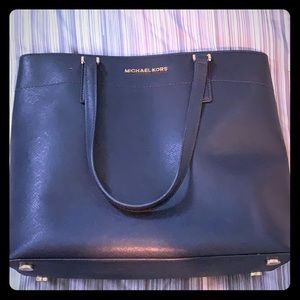 Michael Kors blue shoulder bag
